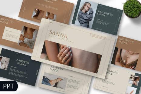 Sanna Fashion Powerpoint Template