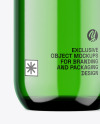 Green Airless Pump Bottle Mockup