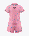 Women's Pajamas Mockup - Back View