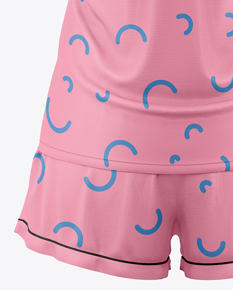 Women's Pajamas Mockup - Back View