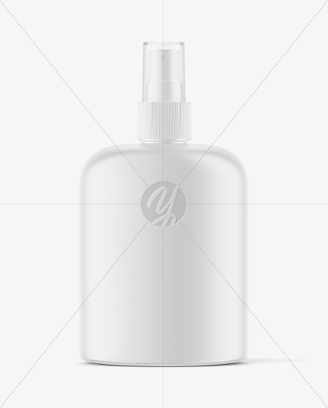Matte Cosmetic Spray Bottle Mockup - Free Download Images High Quality