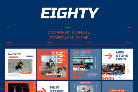 Eighty Urban Instagram Templates