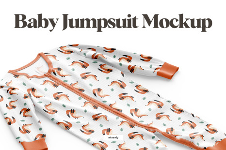 Baby Jumpsuit Mockups