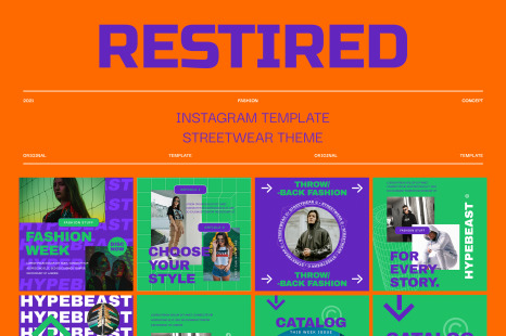 Restired Urban Instagram Templates