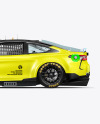 Nascar Race Car Mockup - Side View