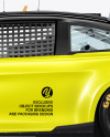 Nascar Race Car Mockup - Side View