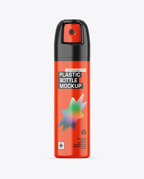 Glossy Air Freshener Bottle Mockup