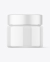 15ml Clear Glass Cream Jar Mockup