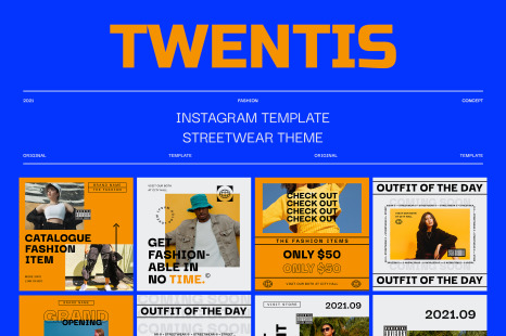 Twentis Urban Instagram Templates