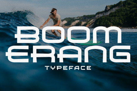 Boomerang - Hawaiian Typeface