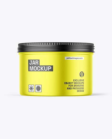 Metallic Jar Mockup