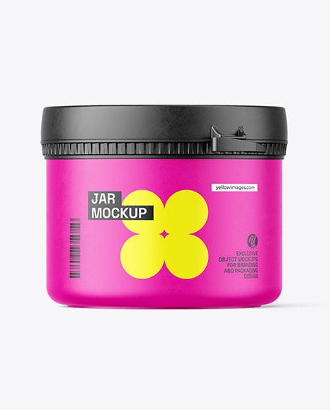 Matte Pills Bottle Mockup