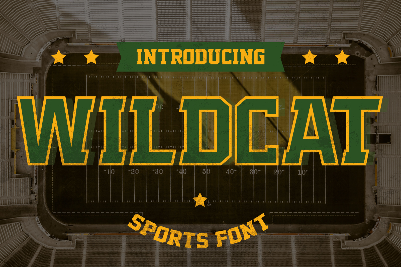Wildcat - Varsity Sport Typeface