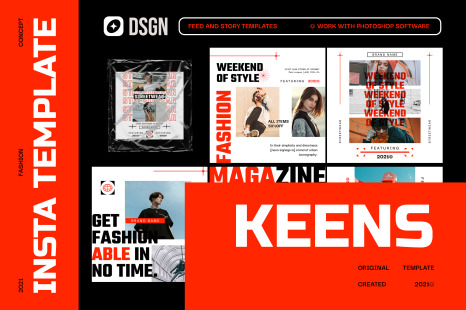 Keens Urban Instagram Templates