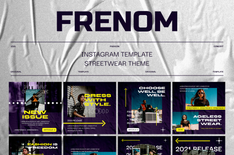 Frenom Urban Instagram Templates