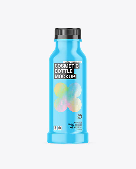 Glossy Bottle Mockup