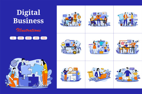 M672_Digital Business Illustration Pack_Part 01