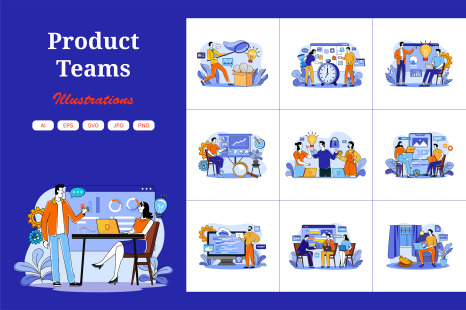 M673_Product Teams Illustration Pack_Part 01