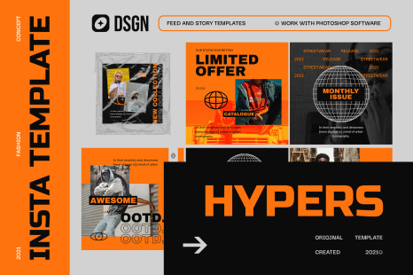 Hypers Urban Instagram Templates