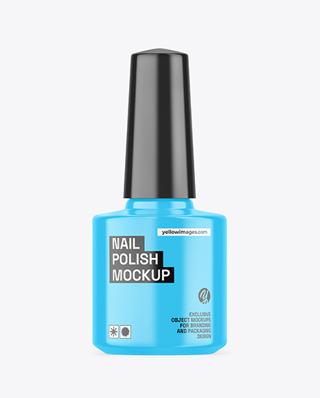 Glossy Nail Polish Mockup