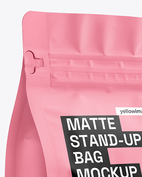 Matte Coffee Bag Mockup