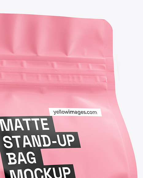 Matte Coffee Bag Mockup