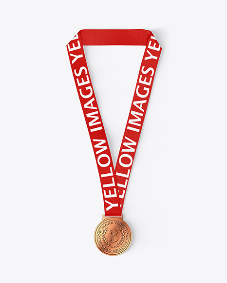 Bronze Medal Mockup