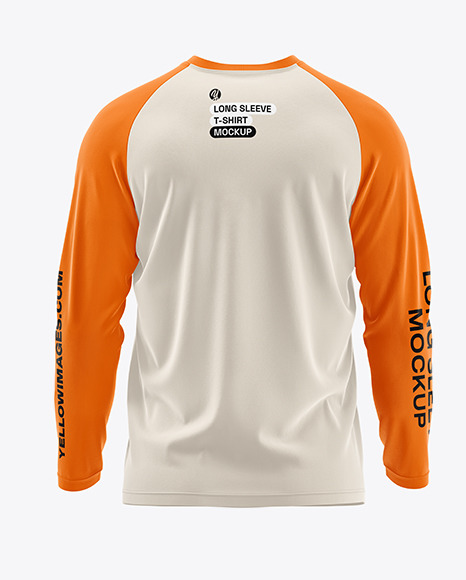 Men’s Long Sleeve T-Shirt Mockup
