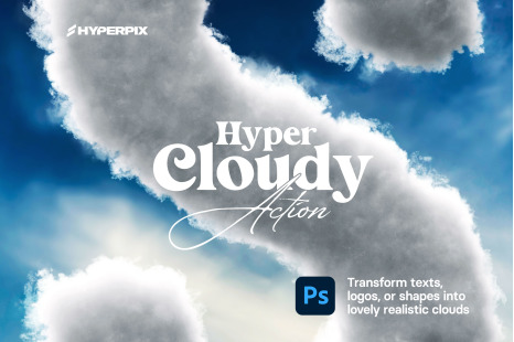 Hyper Cloudy – Realistic Cloud Effect for Texts and Logos