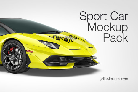 Sport Car Mockup Pack