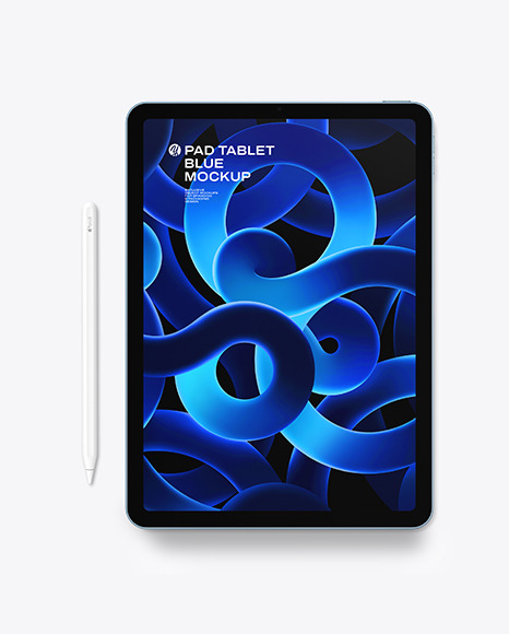 iPad Air 5 Blue - Free Download Images High Quality PNG, JPG