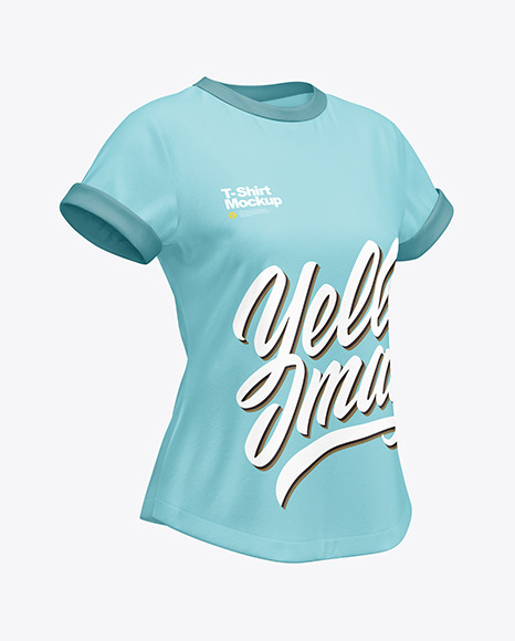 Women&#039;s T-Shirt Mockup