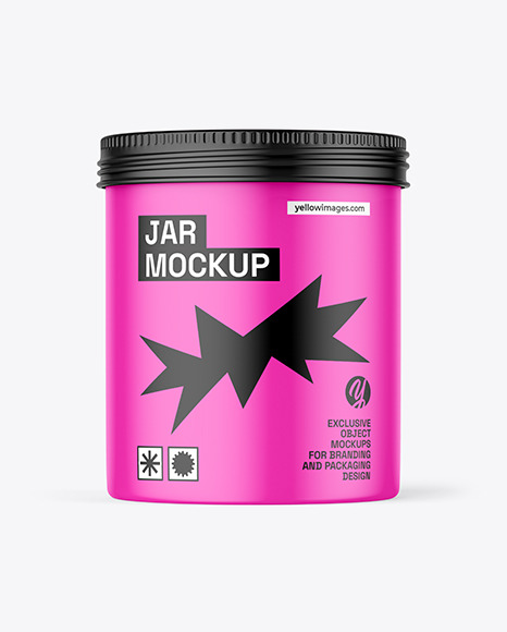 Matte Jar Mockup
