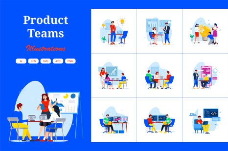M679_Product Teams Illustration Pack