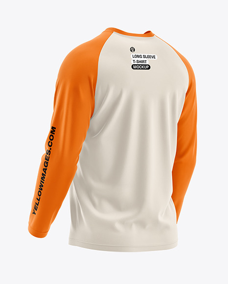 Men’s Long Sleeve T-Shirt Mockup
