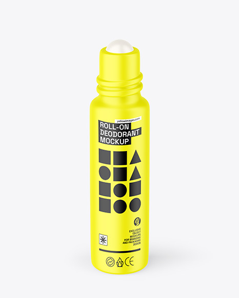 Matte Roll-On Deodorant Mockup