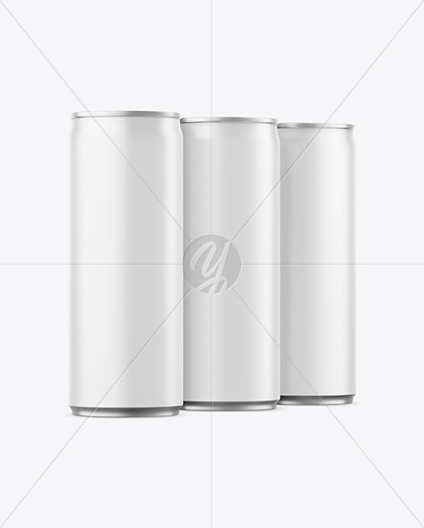 Matte Cans Mockup