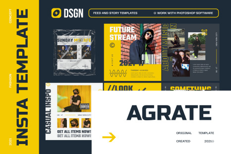 Agrate Urban Instagram Templates