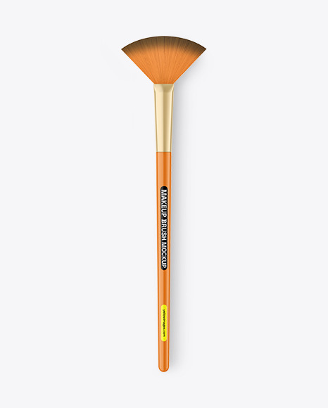 Fan Makeup Brush Mockup