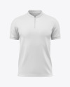 Mandarin Collar T-Shirt Mockup