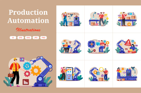 M684_Production Automation Illustration Pack_Part 01