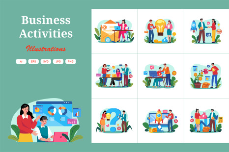M685_Business Training Illustration Pack_Part 02