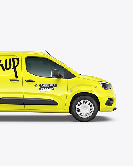 Panel Van Mockup - Side View