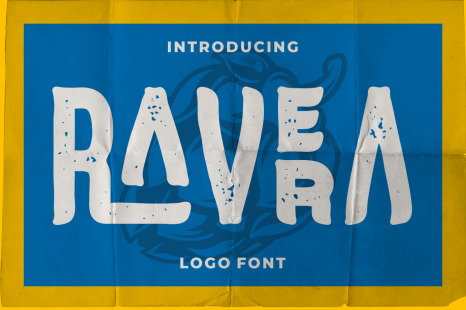 RAVERA - Logo Font