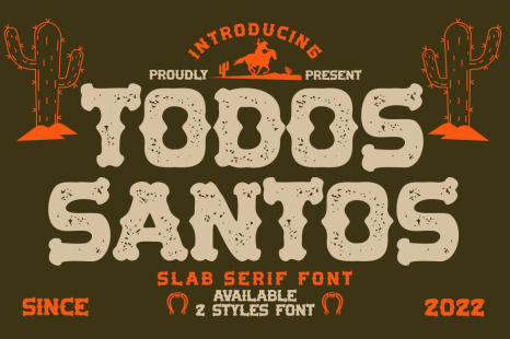 TODOS SANTOS  - SLAB SERIF FONT