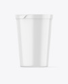 Glossy Yogurt Cup Mockup