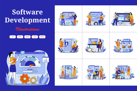 M687_Software Development Illustration Pack