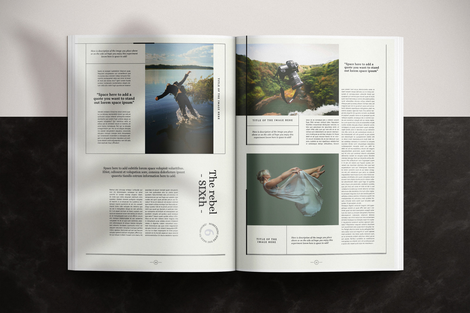 Elegant Multipurpose A3 Template on Yellow Images Creative Store