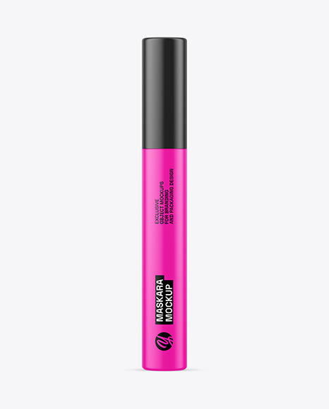 Matte Mascara Tube Mockup
