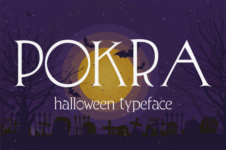 Pokra - Halloween Typeface